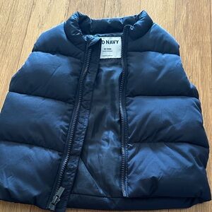 Old Navy Navy Blue Kids Quilted Vest